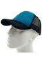 Unisex Turquoise Summer Summer Baseball Cap with Suede on the Front and Mesh on the Back with Adjustable Buckle and Cap - 2