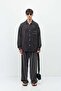 Oversize washed pocket detailed shirt black - 6