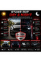 2015 2016 2017 Ford Mustang [HID/Xenon] DRL LED Tube Projector Black Headlight (Mustang front lights) - 6