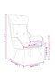 Scaun de relaxare, negru, material textil - 8