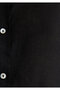 Black Linen Shirt Loose Fit / Loose Relaxed Fit 1210747 -900 - 8