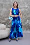 Women's Patterned Sleeveless Belted Jumpsuit 250587 - - 3