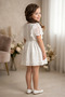 Baby Girl Dress Girls' Dress Birthday Party Wedding Dress Lace Short Sleeve Lined Dress - 5