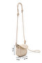 Adjustable Knot Detail Strap Women's Crossbody Bag Juno Cream - 2