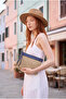 Jolie Wicker Women's Portfolio & Clutch Handbag