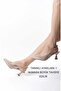 Ten Suede Shoes with Pointed Toes, Open Back, 5 cm Goggle Heel, New Season - 2