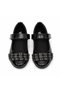 Stoned Girls' Ballerinas - Velcro Evening Dress Shoes - Black - Bb-Tas02-S - 7