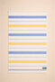 Bath Peshtemal Towel Striped Green Yellow Blue 100% Cotton 80X165 cm - 3