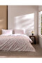 Noelie Single 100% Cotton Ranforce Printed Sheet and Duvet Cover Set - Powder