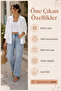 Women's White Muslin Oversize Casual Cut Buttoned Shirt - 7