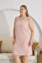 Combed Cotton Battal Dress with Lace Detail - 2