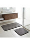 Casilda Embossed Flat 2-Piece Bathroom Set 60X100 50X60 cm - Anthracite