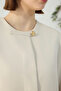 فستان إكرو بياقة غير متماثلة - 5