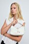 Lete Hand and Crossbody Bag Cream