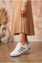 Women's Beige Leopard Sneaker Casual Sports Shoes 037 - 4
