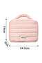 Rectangular Powder Makeup Bag with Holding Strap - 2