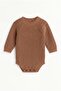 Baby Knitted Knitwear Bodysuit Long Sleeve Buttoned Unisex Knitbody