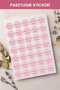 100Pcs Thank You Stickers Packaging Shipping Sticker Pyt0Kstk146 - 4