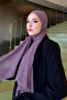 Crepe Chiffon Shawl - Dusty Rose