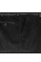 Men's Black Winter Velvet Thin Corded Wool Inside Classic Cut Trousers with Side Pockets - 5