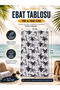 Beach Towel Gray 70X150 cm Tropical Breeze Digital Printed – Soft Textured Quick-Drying Sea & Pool Towel - 3