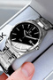 Original 3 Atm Water Resistant Men's Wristwatch Silver Color Steel Watchband Dker2039C1 - 2