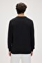 CAEN CREWNECK / NIGHT سويت شيرت أسود للرجال - 3