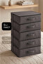Set of 5 53 X 44 X 21 cm Under-Bed & In-Cabinet Organizer, Quilt & Pillow Organizer, Anthracite