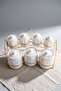 Set of 7 Pearl Porcelain Luster Spices - 4