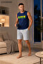 Men's Athlete Shorts Pajama Set Life Is Bike - 4