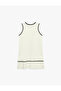 Bow-Tie Sleeveless Crew Neck Knitwear Dress - 5
