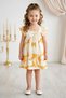 Baby Girl and Child Dress - for Birthday and Party Wedding, Short Sleeve Dress with Lace and Lining - 3