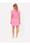 Women's Lycra Cupra Pike Modal Shorts Skirt Set Relaxed Cut Double Bottom Top Summer Set - 7