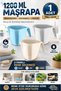 Color According to Stock Status, Shipment Will Be Made Mug Ti̇ti̇z 💧 1200ml Toilet Tumbler Quality Product 203X126X137 mm Multi-Purpose Water Tumbler Durable Plastic Bathroom Cleaning Bucket with Ergonomic Handle - 4