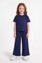 Basic Short Sleeve Modal Girls' 2-Piece Set