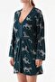 Zebra Patterned Strappy Nightgown Set of 2 - 7