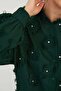 Stone-Embroidered Tassel Casual Shirt - 8