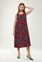 فستان فيسكوز صيفي بحمالات من Likapa 2691