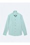 Mint Corduroy Regular Fit Long Woven Velvet Casual 100% Cotton Shirt - 7