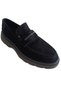 Onyx men's black genuine leather moccasins | thick sole loafer daily classic shoes | new season 6218 - 6