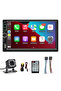 7 Inch Universal Car Radio Stereo 2 Din Touch Screen Car Video Player Carplay Android Auto with R... - 8