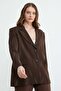 Stone Detailed Blazer Jacket - 5