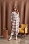 Basic Striped Knitwear Mink Loose Fit - 5