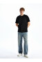 Trendlucky with a Difference Oval Collar Short Sleeve Men's T-Shirt - 2