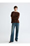 Esvab • Modern & Distinctive Zero Roba Collar Women's Knitwear Sweater - 3