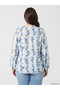 Original Tie-Neck Patterned Blouse - 4