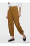 Trendlucky Women's Textured Trousers with Elastic Waist and Difference in Color - 2