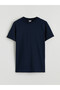 Navy Blue Basic Boys' T-Shirt