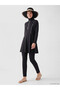 Lcw Dream Black High Neck Women's Hijab Swimsuit