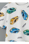 Original Oval Collar Printed Boys' T-Shirt 2-Pack - 6